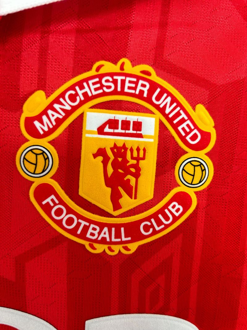 Retro Manchester United 1992-1994 home Long Sleeve - Image 7