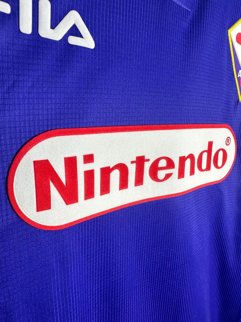 Retro ACF Fiorentina 1998-1999 home Long Sleeve - Image 6