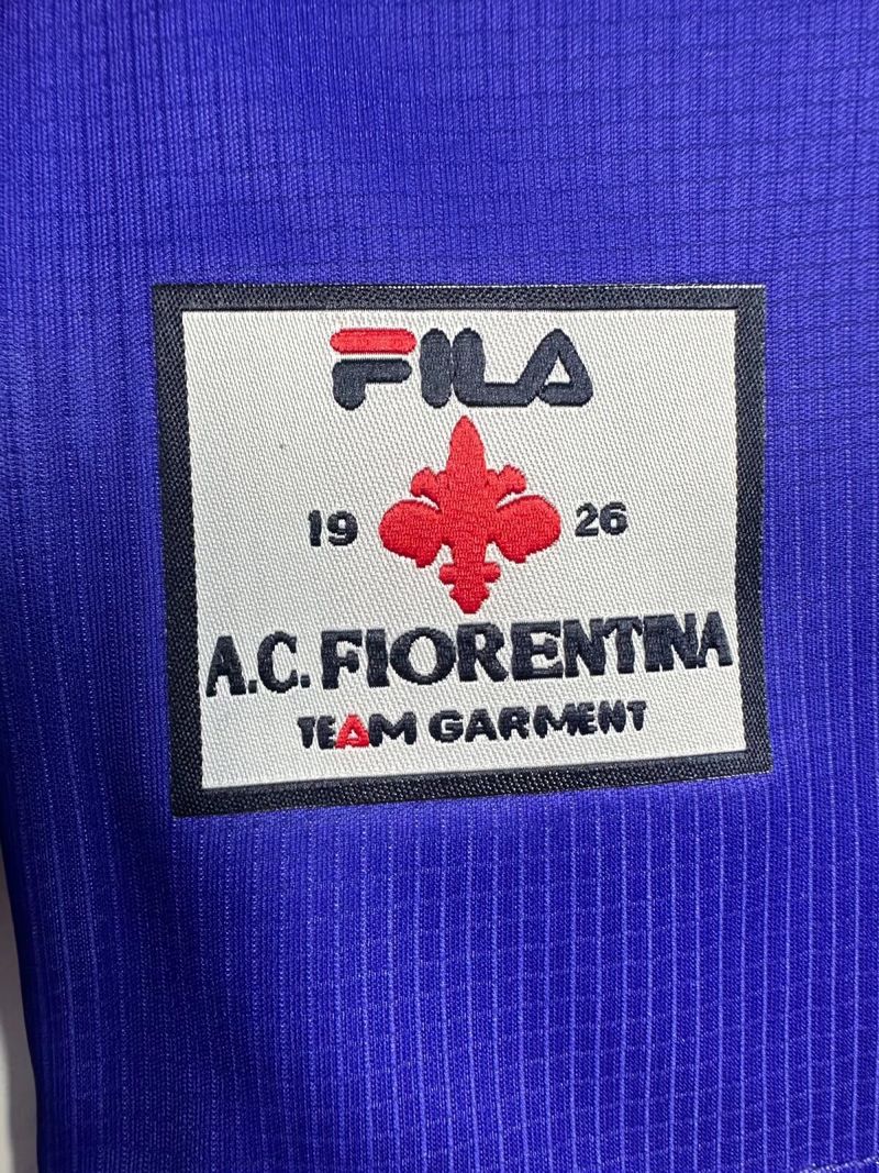 Retro ACF Fiorentina 1998-1999 home Long Sleeve - Image 9
