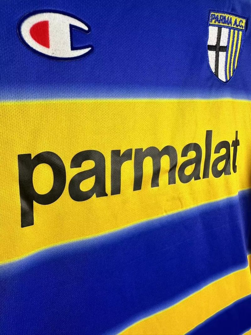 Retro Parma Calcio 1999-2000 home Long Sleeve - Image 7
