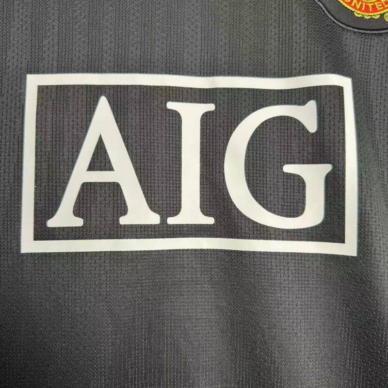 Retro Manchester United 2007-2008 away Long Sleeve - Image 7