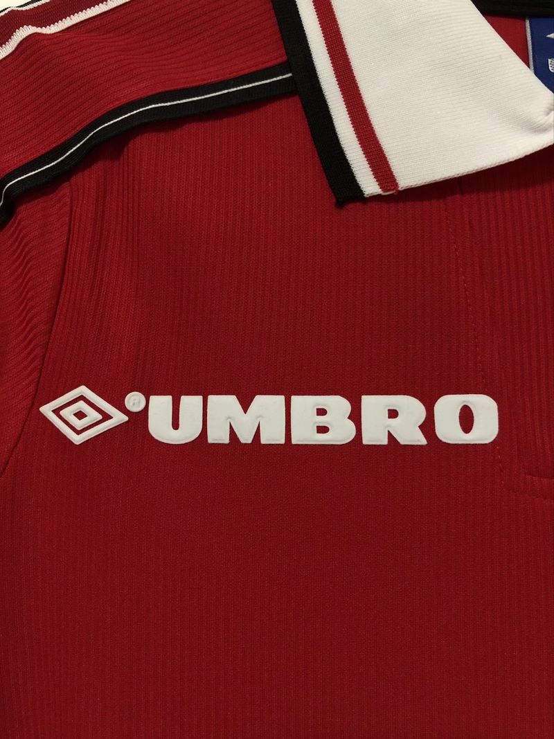 Retro Manchester United 1998 home Long Sleeve - Image 9