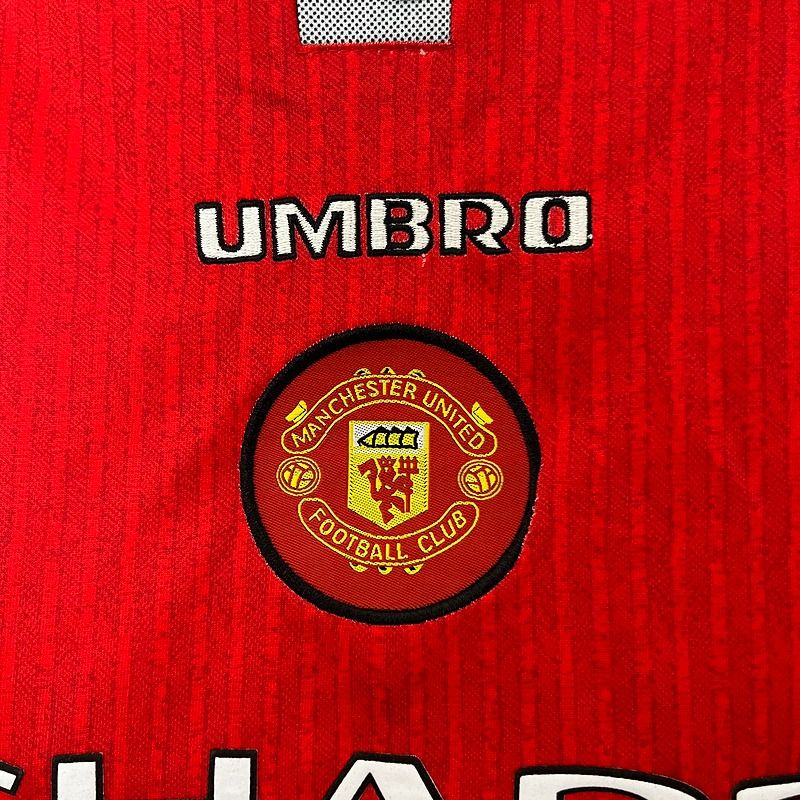 Retro Kid Size Manchester United 1996-1997 home - Image 6