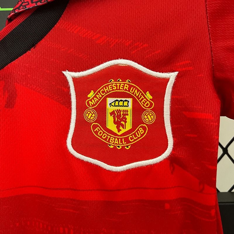 Retro Kid Size Manchester United 1994-1996 home - Image 6
