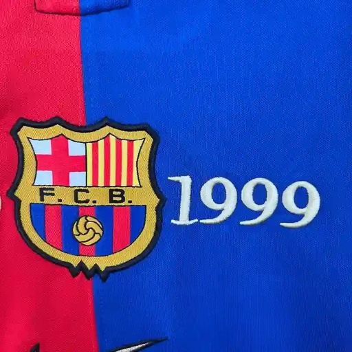 Retro FC Barcelona 1999 100th anniversary Long Sleeve - Image 7