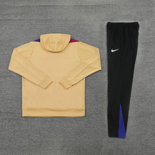 Barcelona 2024-2025 Hooded Long-Sleeved Training Suit - Image 6