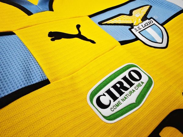 Retro SS Lazio 1998-1999 yellow jersey - Image 6