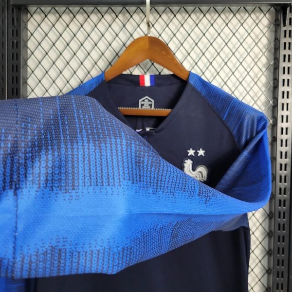 Retro France national 2018 home game Long Sleeve - Image 6