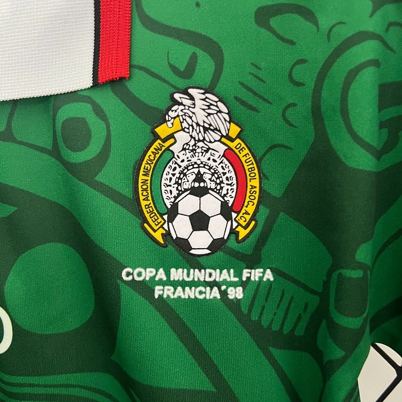 Retro Kid Size Mexico national 1998 home game - Image 6