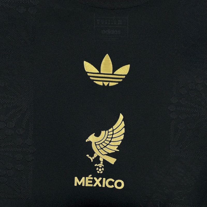 Mexico 2025/26 Gold- Black Jersey 1:1 Thai Quality - Image 8