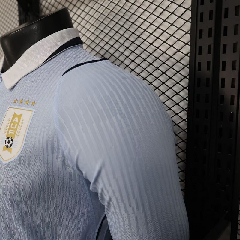 2026 Uruguay home player version long-sleeved shirt 1:1 Thai Quality - Image 10