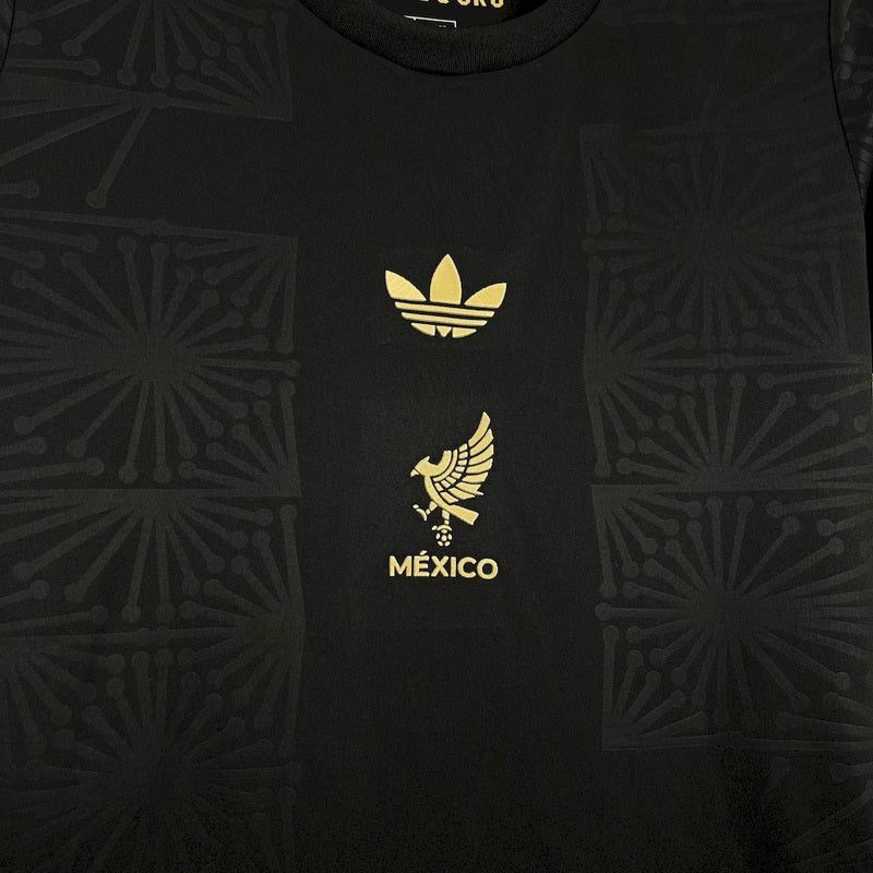 Mexico 2025/26 Gold- Black Womens Jersey 1:1 Thai Quality - Image 6