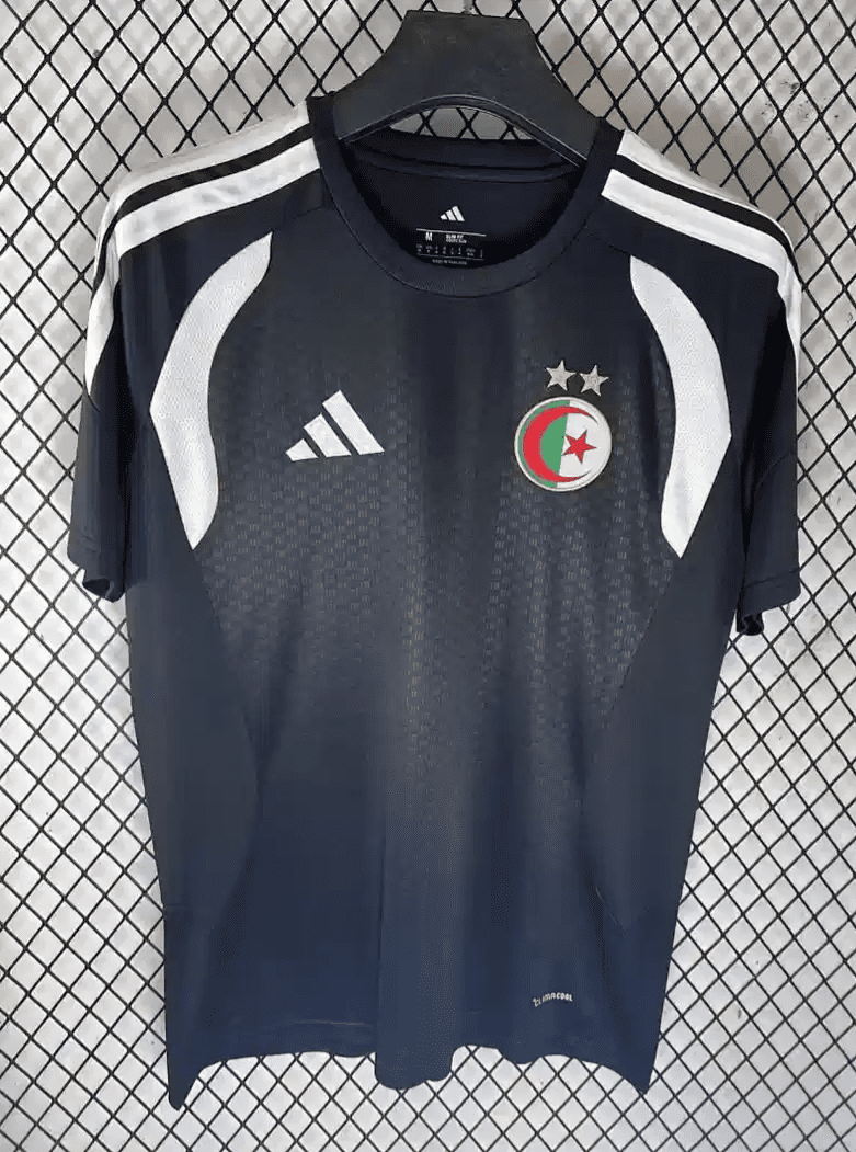 2026 World Cup Algeria Black Training Soccer Jersey 1:1 Thai Quality - Image 2