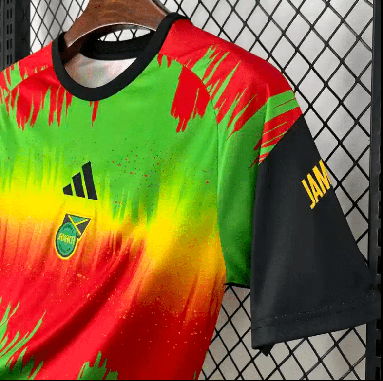 2026 World Cup Jamaica x Bob Marley Travel Soccer Jersey - Image 6