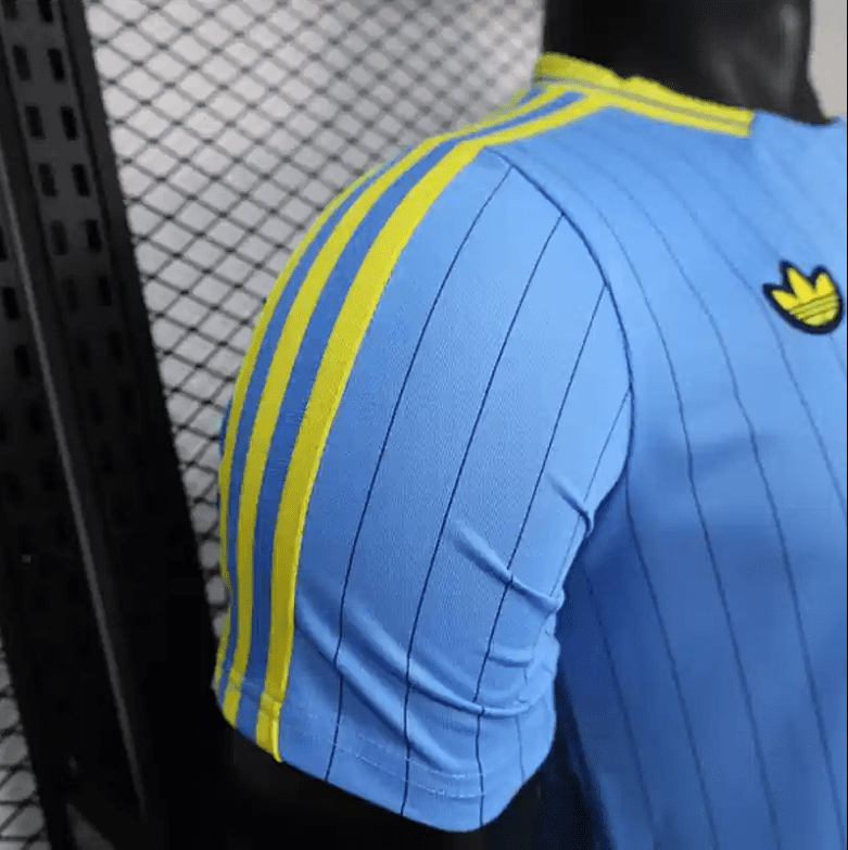2026 World Cup Player Colombia Blue Retro Model Soccer Jersey - Image 6