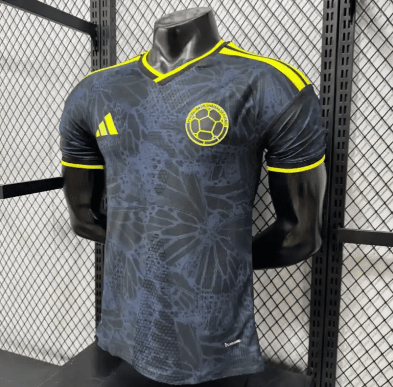 2026 World Cup Player Colombia Dark Blue Soccer Jersey - Image 10
