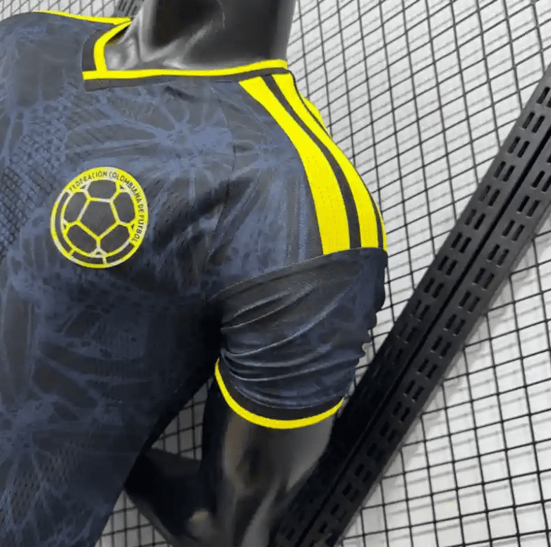 2026 World Cup Player Colombia Dark Blue Soccer Jersey - Image 6