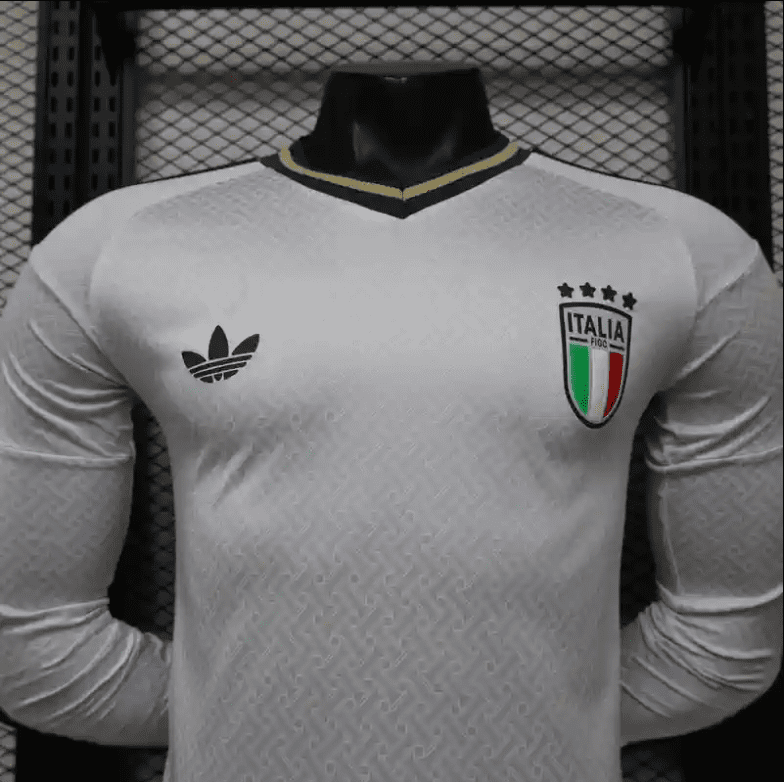 2026 World Cup Player Italy Long Sleeves Soccer Jersey Away - Image 9