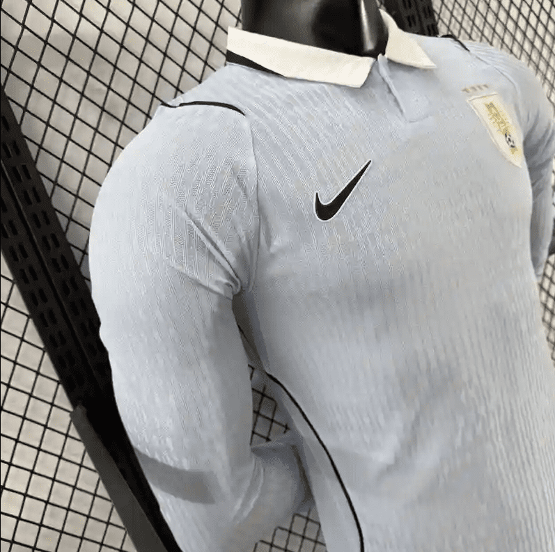 2026 Player Version Uruguay Long Sleeve Soccer Jersey Home - Image 6