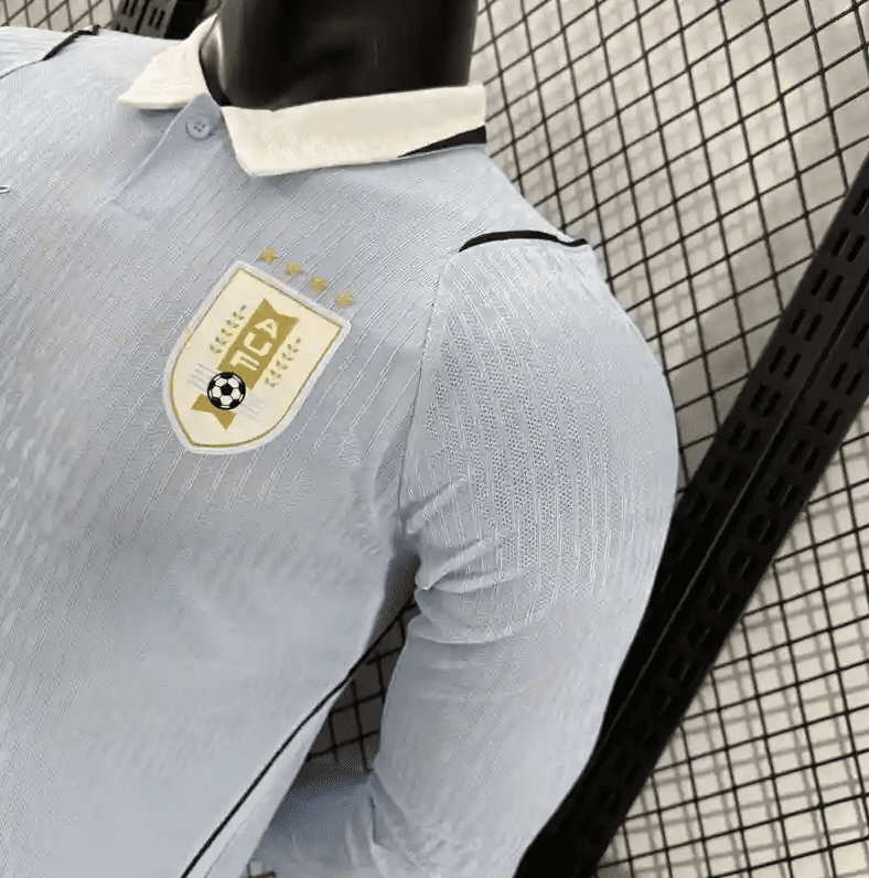 2026 Player Version Uruguay Long Sleeve Soccer Jersey Home - Image 7