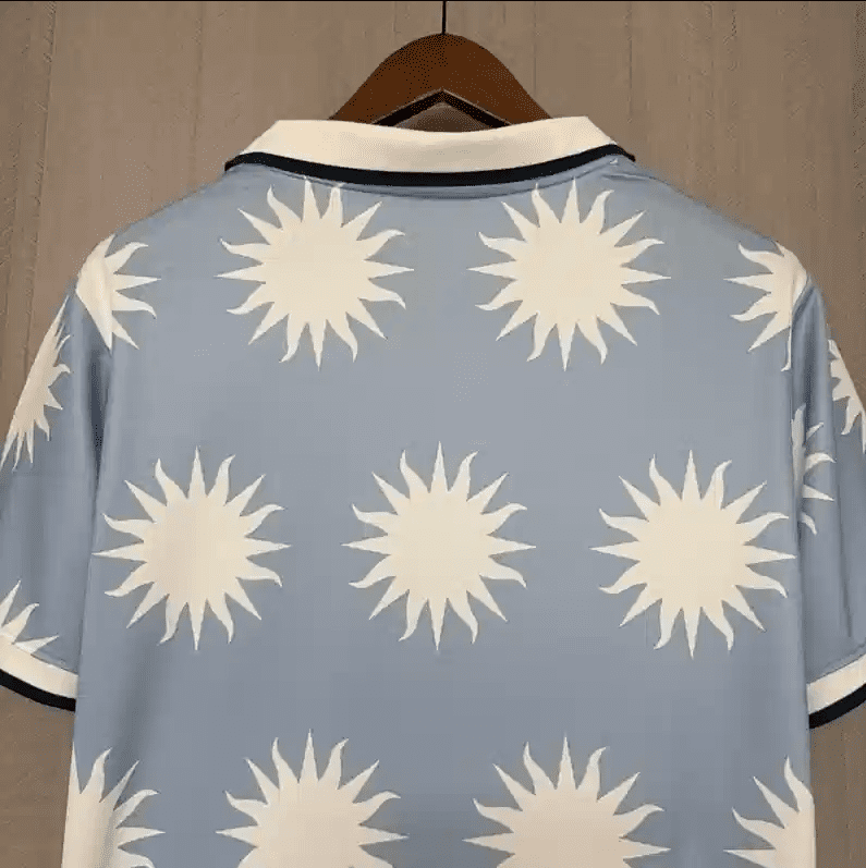 2026 World Cup Uruguay Special Version Blue Polo Shirt Soccer Jersey - Image 8