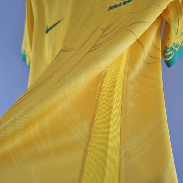 Brazil national 2022 Classic Yellow Soccer Jersey - Image 7