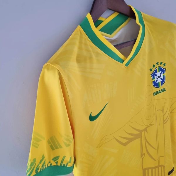 Brazil national 2022 Classic Yellow Soccer Jersey - Image 6