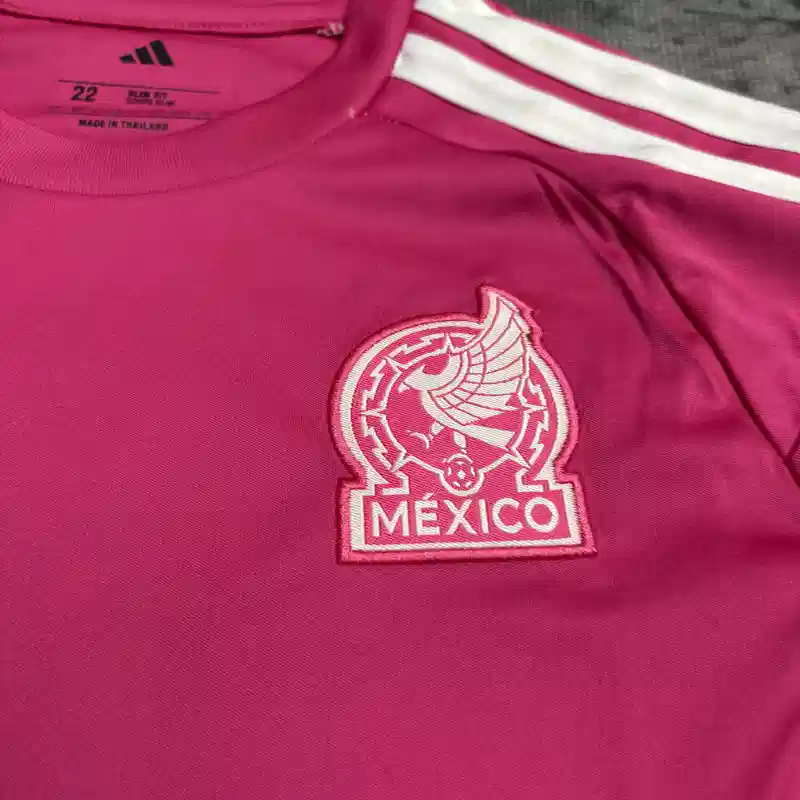2026 Kids Mexico Long Sleeved Goalkeeper Soccer Jersey 1:1 Thai Quality - Image 6