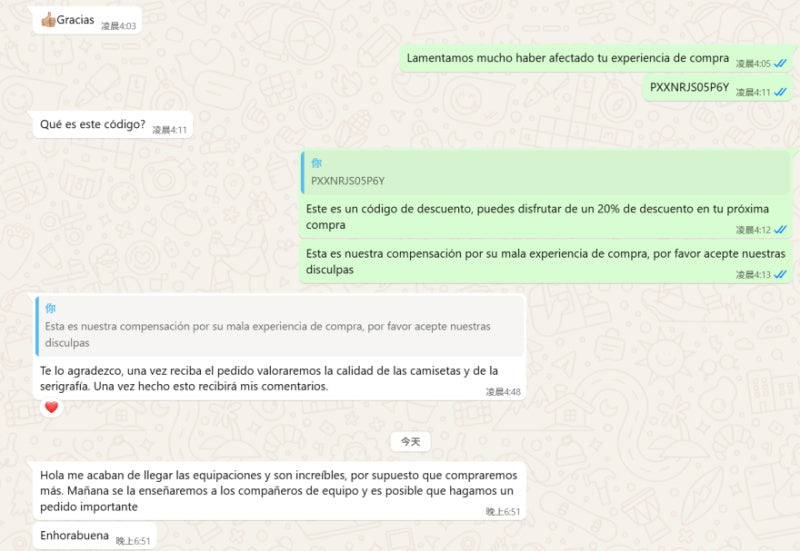 Customer review